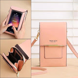 Soft PU Leather Mini Crossbody Phone Bags for Women