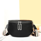 Women's Soft Leather Tote Bag Long Zipper Handbag