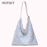 Sequin Handbag Women Large Capacity Tote Shopping Bags