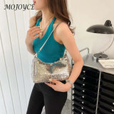 Sequin Shoulder Bag Women Handbag Totes Female Armpit Purse Top-Handle Bag