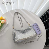 Sequin Shoulder Bag Women Handbag Totes Female Armpit Purse Top-Handle Bag
