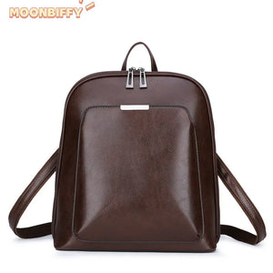 Sequined Leather Backpack Women Shoulder Bags Large Capacity Travel Bagpack