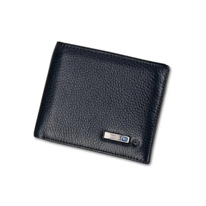 Sequined Men Wallet Smart Faux Leather Bluetooth Wallet Anti-lost GPS Purse
