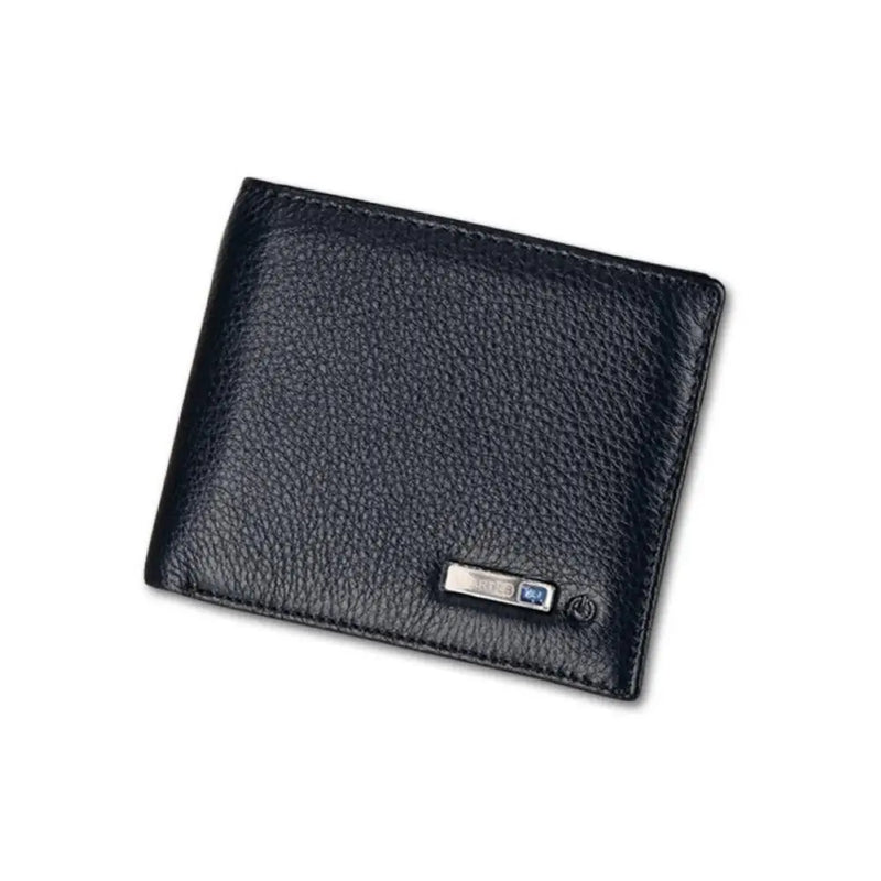 Sequined Men Wallet Smart Faux Leather Bluetooth Wallet Anti-lost GPS Purse