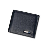 Sequined Men Wallet Smart Faux Leather Bluetooth Wallet Anti-lost GPS Purse