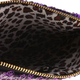 Sequins Envelope Clutch Bag Women Party Evening Handbag Purse Wallet