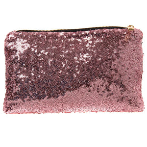 Sequins Envelope Clutch Bag Women Party Evening Handbag Purse Wallet