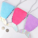 Sequins Mermaid Tail Coin Purse Ladies Sling Card Holder Money Pouch Party Gift
