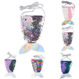 Sequins Mermaid Tail Coin Purse Ladies Sling Card Holder Money Pouch Party Gift
