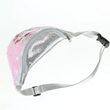 Sequins Unicorn Waist Bag Fanny Pack Girls Shoulder Belt Kids Phone Pouch