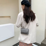 Sequins Underarm Shoulder Bag Female Leather Party Wedding Purses Handbag