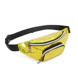 Sequins Waist Bag Women Casual Sport Belt Bag Female Fanny Pack