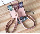 Sequins Women Backpacks PU Leather School Bags for Girls Shining Shoulder Bag