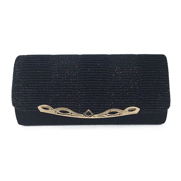 Women Evening Clutch Bag Sequined Wedding Party Ladies Shoulder Bags With Chain