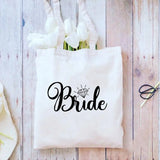 Bridal Bachelorette Party Team Bride Wedding Gift Canvas Tote Shoulder Bags