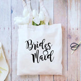 Bridal Bachelorette Party Team Bride Wedding Gift Canvas Tote Shoulder Bags