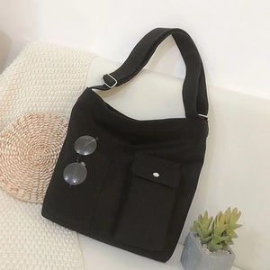 Canvas Crossbody Shoulder Bag Women Tote Handbag Messenger