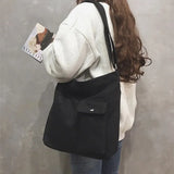 Canvas Crossbody Shoulder Bag Women Tote Handbag Messenger