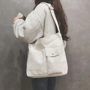 Canvas Crossbody Shoulder Bag Women Tote Handbag Messenger