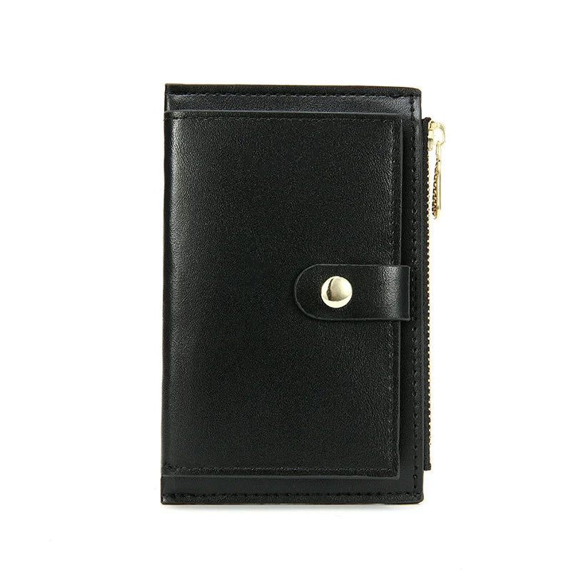 Women's Short Wallet Bag PU Leather Clutch Card Holder