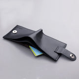 Short Women's Wallet PU Leather Zipper Purses For Women Double Pockets