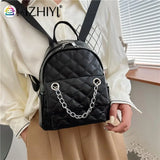 Shoulder Backpack Students Tote Schoolbag Leather Girl Travel Crossbody Bags Han