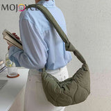 Shoulder Bag Autumn Winter Crossbody Bags Solid Rhombic Lattice Large Capacity