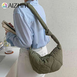 Shoulder Bag Autumn Winter Ladies Handbags Solid Rhombic Lattice