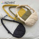 Shoulder Bag Autumn Winter Ladies Handbags Solid Rhombic Lattice