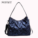 Cotton Padded Shoulder Bag Autumn Winter Crossbody Handbag