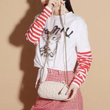 Small Women's PU Leather Shoulder Bag with Chain Strap