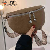 Ethnic Style Shoulder Bag PU Leather Casual Underarm Bag