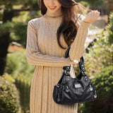 Women's PU Leather Crossbody Shoulder Bag Casual Shopping Handbag
