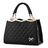Shoulder Bag Europe Bowknot Handbag Lady PU Leather Tote