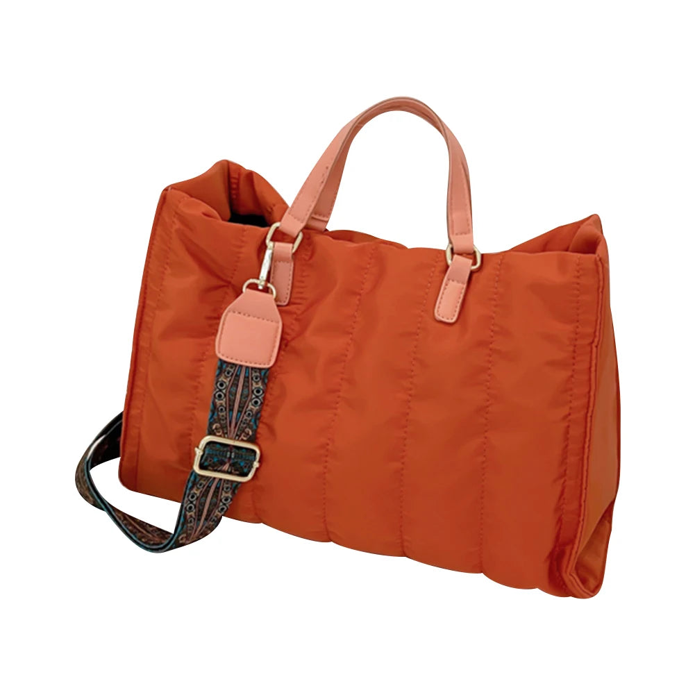 Large Capacity Women Shoulder Bag Soft Portable for Travel Gift