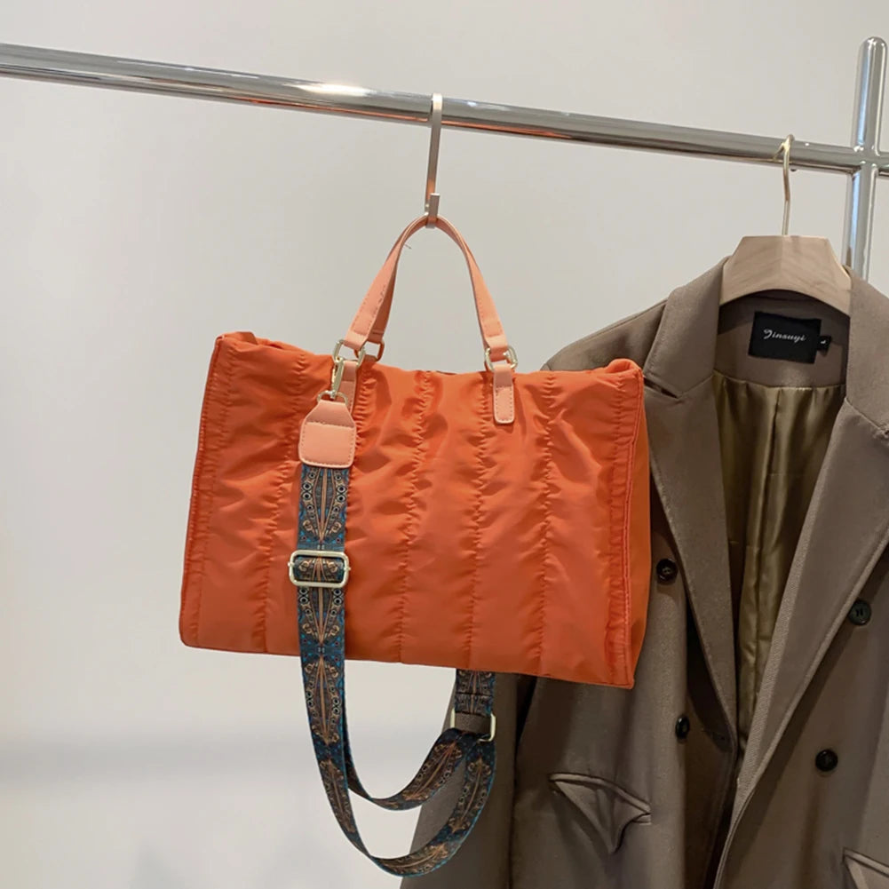 Large Capacity Women Shoulder Bag Soft Portable for Travel Gift