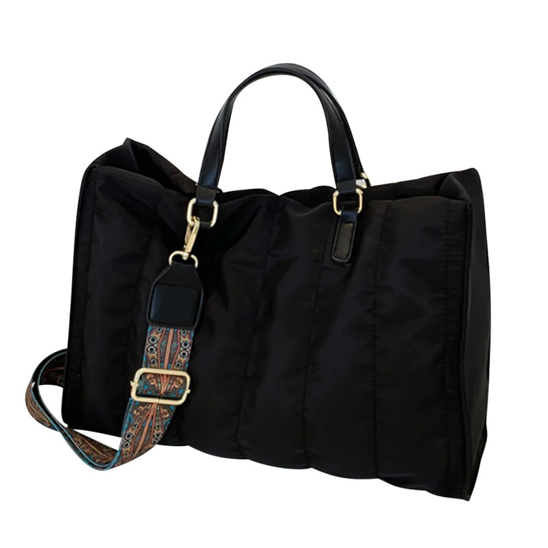 Large Capacity Women Shoulder Handbag Soft Portable for Travel