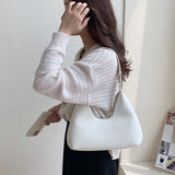 Shoulder Bag PU Leather Casual Hobo Bags Women's Bag Zipper Small Handbags