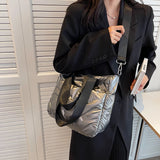 Quilted Shoulder Bag Casual Crossbody Large Capacity Lady Travel Purse