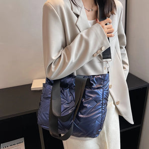Quilted Shoulder Bag Casual Crossbody Large Capacity Lady Travel Purse