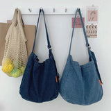 Vintage Shoulder Bag Harajuku Cowboy Crossbody Tote Bag