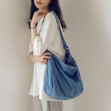 Vintage Shoulder Bag Harajuku Cowboy Crossbody Tote Bag