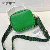 Shoulder Bag Tassel Female Handbags PU Leather Wide Strap Soft Portable Casual