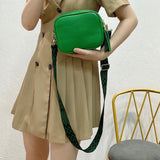 Shoulder Bag Tassel Handbags PU Leather Wide Strap Casual Solid