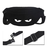 Unisex Shoulder Chest Bag Tool Waist Travel Crotch Funny Print Series