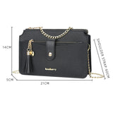 Women's PU Leather Crossbody Bag - Stylish Shoulder Bag
