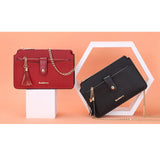 Women's PU Leather Crossbody Bag - Stylish Shoulder Bag