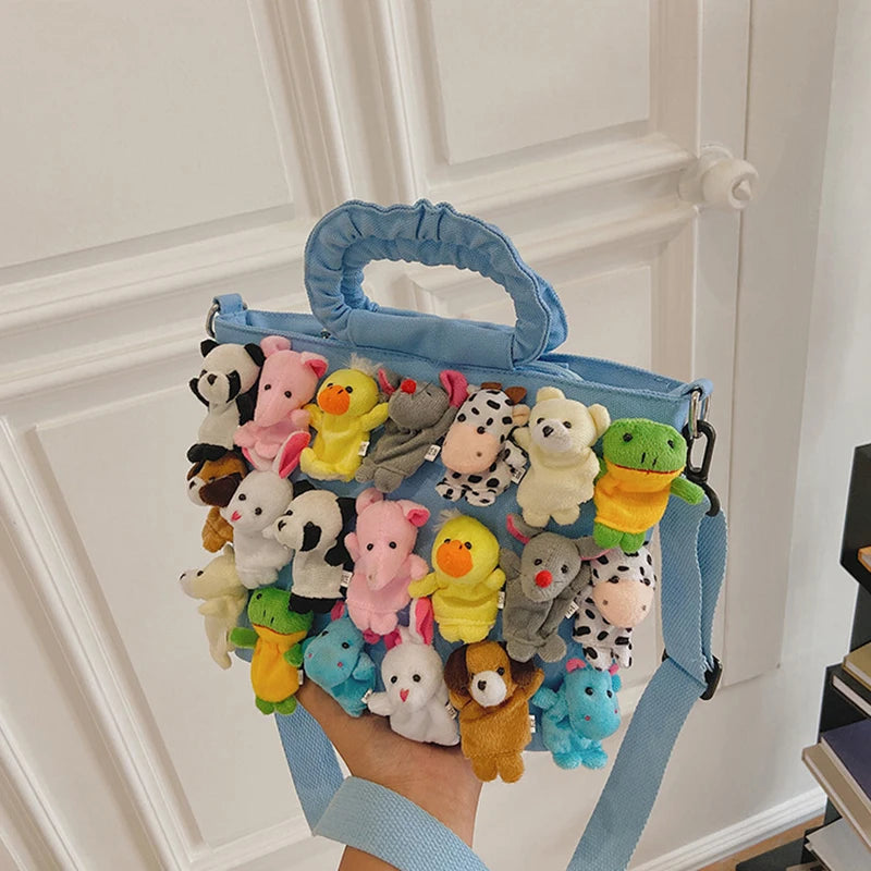 Women's Casual Canvas Crossbody Messenger Bag