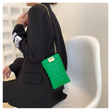 Women's Plaid Shoulder Bag Small Crossbody Purse