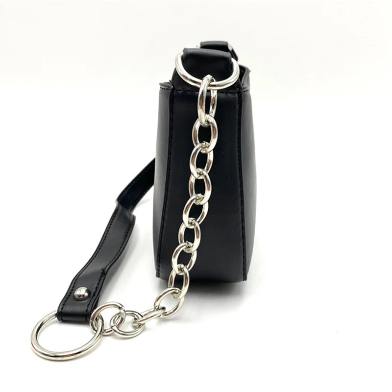 Small PU Leather Underarm Handbag for Women